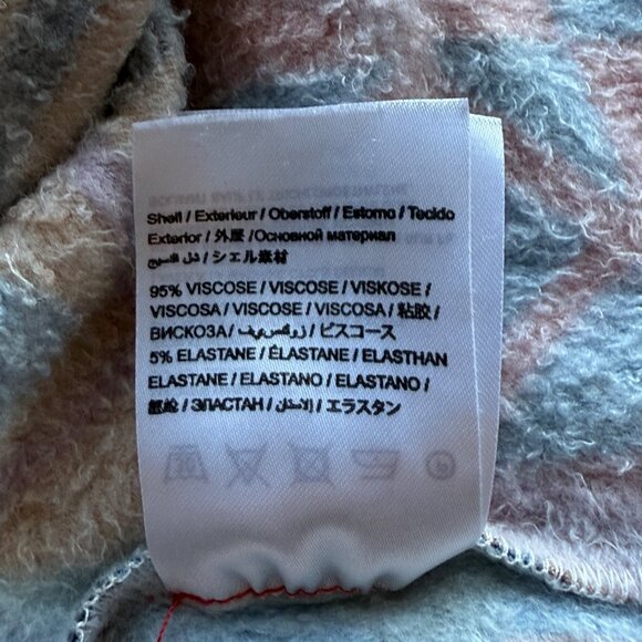 Farm Rio For Anthropologie Womens Geometric Hooded Pullover Multicolor M - Picture 7 of 7